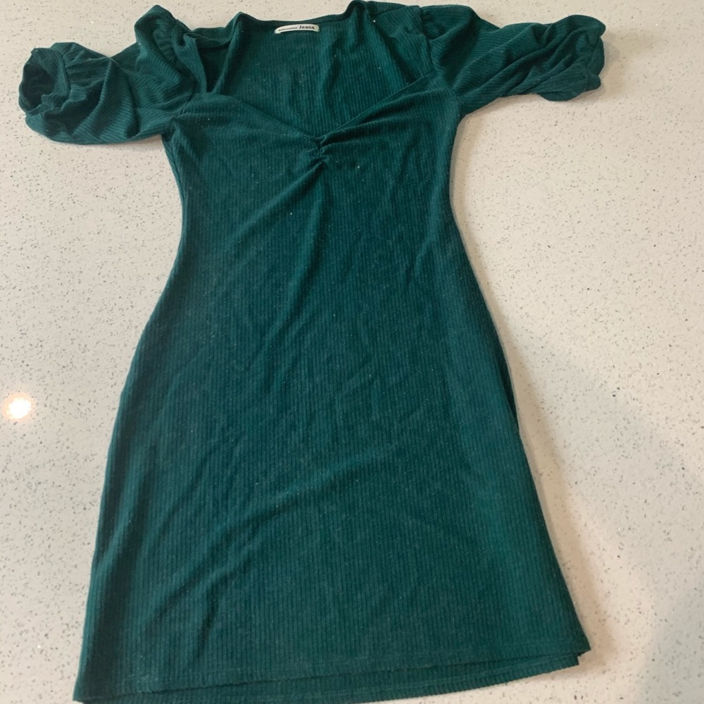 Green Reformation Mini Dress